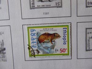 Ethiopia 1966-1993 Stamp Collection on Album Pages