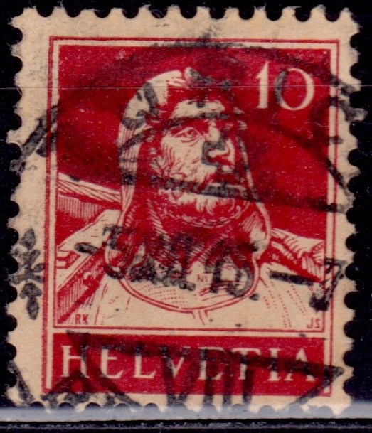 Switzerland, 1914, William Tell, 10c, sw#117a, used