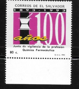 El Salvador 1993 Pharmacy Review Commission Cent Sc 1352 MNH A208