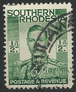 Southern Rhodesia 1937 - ½d George VI - SG40 used