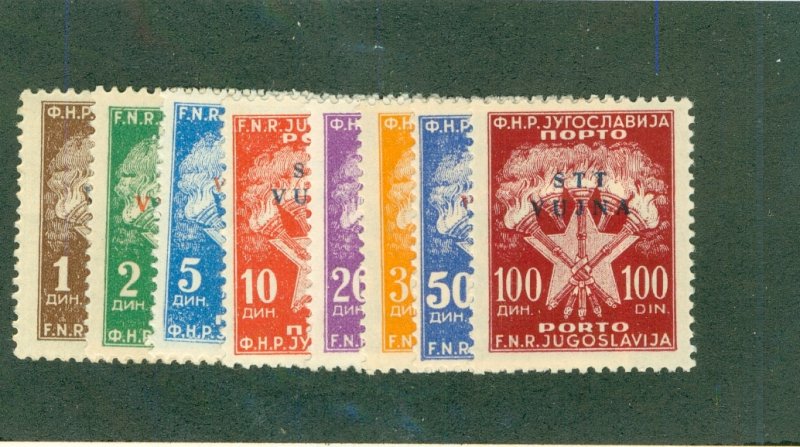 TRIESTE ZONE B YUGOSLAVIA J11-18 MH CV $16.30 BIN $6.50