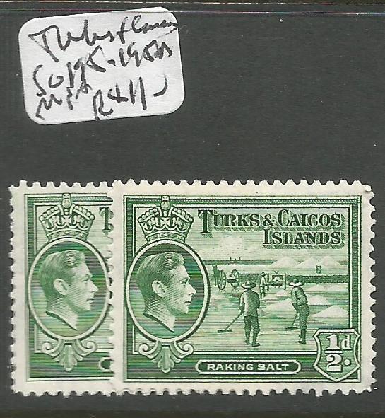 Turks & Caicos SG 195, 195a MNH (3eaf)