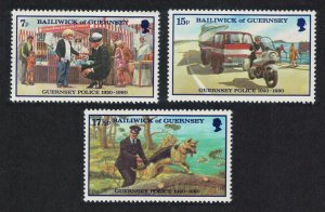 Guernsey Police Force 3v 1980 MNH SC#204-206 SG#214-216