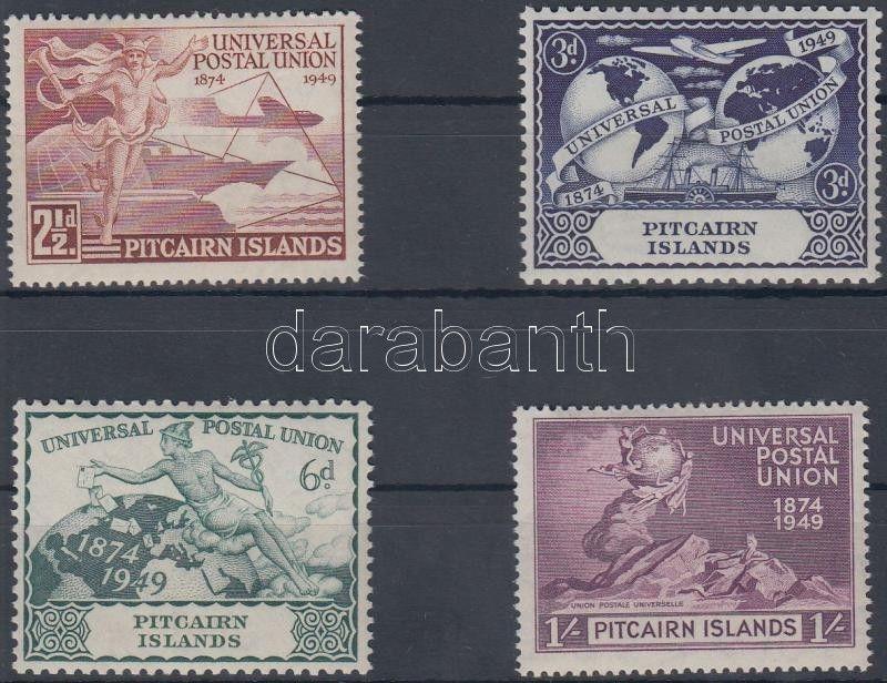 Pitcairn Islands stamp 75th anniversary of UPU set MNH 1949 Mi 15-18 WS150938