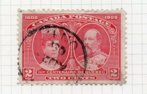 Canada 1908 Ed VII Quebec Tercentenary Issue Fine Used 2c. NW-107619