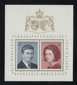 Liechtenstein Scott #424 S/Sheet MNH