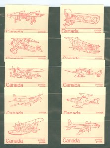 Canada #BK74b  Single (Complete Set)