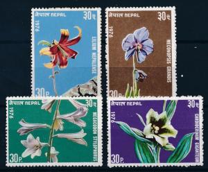 [62559] Nepal 1976 Flora Flowers Blumen Lily MNH