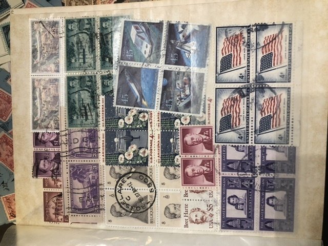 W.W Stamps In Stock Book + Some VERY OLD U.S Might Find Some Gems