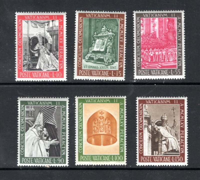 VATICAN 439-44 MNH VF  VATICAN II COUNCIL  Complete set