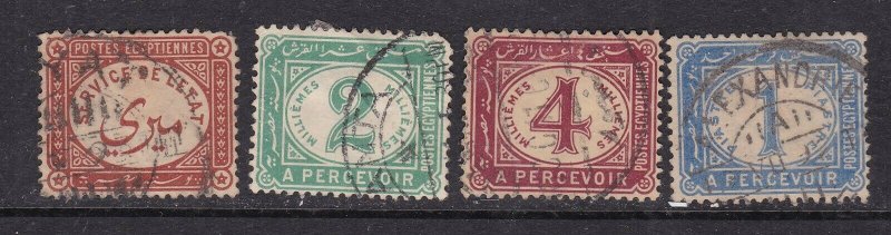 EGYPT ^^^^^BOB   1892-1907 x7 OFFICIALS  CLASSICS $$@dcc340egy