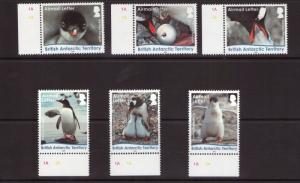 British Antarctic Territory Lifecycle GENTOO set  MNH