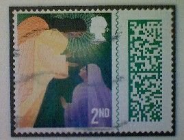 Great Britain, Scott #4293, used(o), 2022, The Annunciation, 2nd