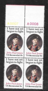 #1789 MNH Plate Block of 4