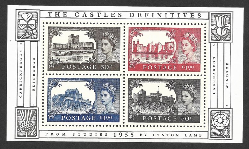 Doyle's_Stamps: MNH 2005 Souvenir Sheet of 1959 Castles  #2278**