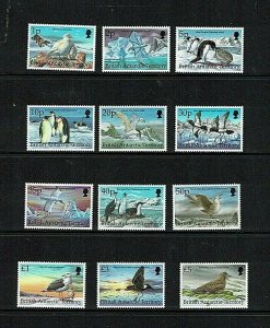 British Antarctic Territory: 1998 Antarctic Birds, Definitive series, MNH set