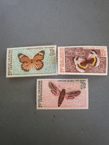 Stamps New Caledonia Scott #C51-3 never hinged