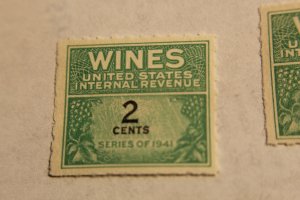 US WINE REVENUE RE112 UNUSED