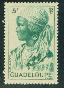 GUADELOUPE Scott 199 MH*  stamp of 1947