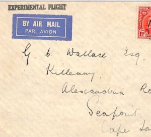 SOUTHERN RHODESIA KGV Air Mail *EXPERIMENTAL FLIGHT* 1931 SOUTH AFRICA ZC100