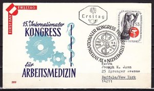 Austria, Scott cat. 772. Medical issue. First day cover.