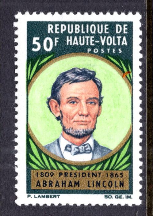 Burkina Faso 144 Lincoln MNH VF