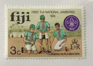 Fiji 1974 Scott 351 MNH - 3c,  1st Anniv of the National Scout Jamboree, Lautoka