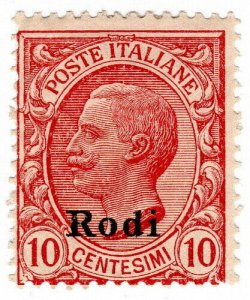 (I.B) Italy Postal : Italian Occupation of Rodi 10c