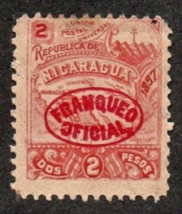 Nicaragua O116 Mint hinged. Wmk. 117