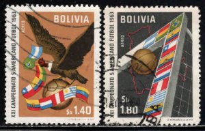 Bolivia # C247-48 ~ Cplt Set of 2 ~ Used