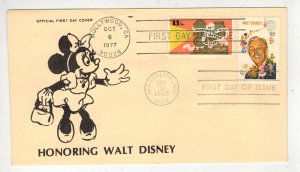 1968 WALT DISNEY 1355 MATHERS DUAL CANCEL + 1727 TALKING PICTURES MINNIE MOUSE