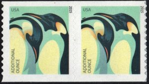 SC#4990 (22¢) Emperor Penguin Coil Pair (2015) SA