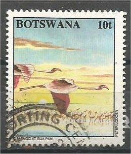 BOTSWANA, 1994, used 10t, Flamingos, Scott 570