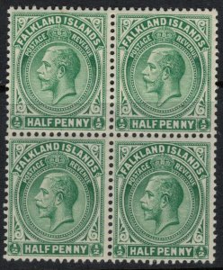 Falkland Is. #30* NH Block of 4  CV $12.00