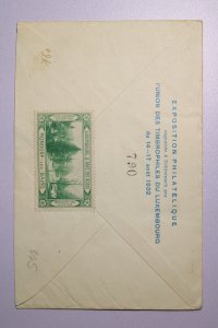 Luxembourg 1932 Airmail Flight Cover to Lux / Belgium - L38783