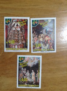 Bolivia  # 1297-1299  MNH