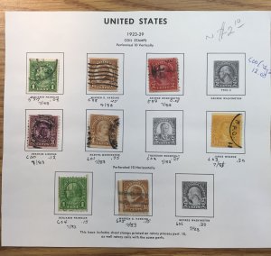 US Early 1900s LOT USED from old album SCV ~ $135