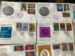 Cyprus first day covers 16 items Ref A1910