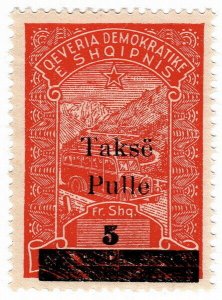 (I.B) Albania Revenue : Takse Pulle 5Fr