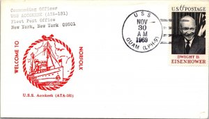 USS Guam - 11.30.1969 - USS Accokeek to Norfolk - F51555