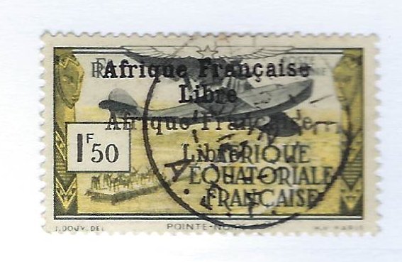 French Equatorial SC C9 Used F-VF SCV$250.00...great spot for collection!