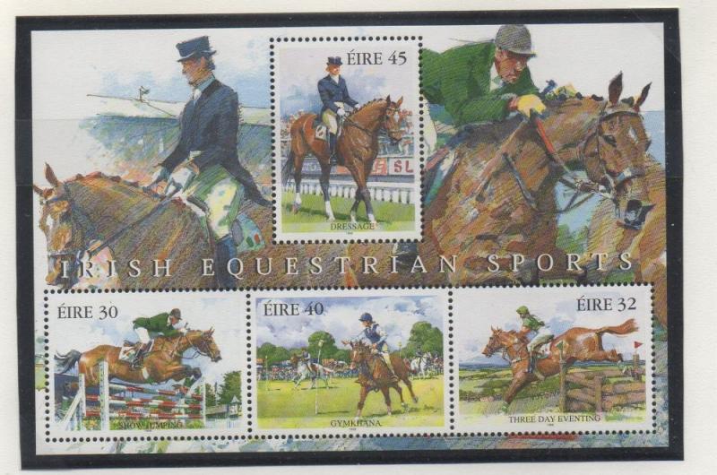 Ireland Sc 1119a 1998 Equestrian Sports stamp sheet mint NH