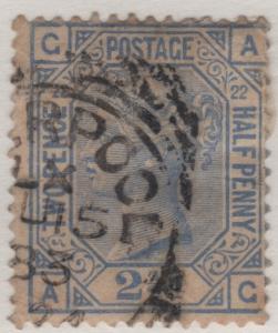 82 SG157 Plate 22  2 1/2d A-G