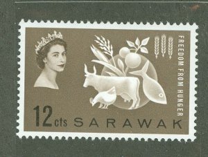 Sarawak #212 Unused Single