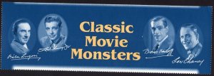 Scott #3172a 32¢ Classic Movie Monsters Title Strip - No Stamps