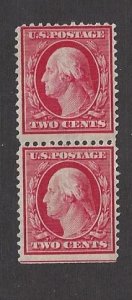 USA #3432 MNH pair, Washington, issued 1908
