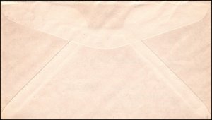 Scott C33 - 5 Cents Cargo Plane Unknown FDC Typed Address Planty C33-UNK