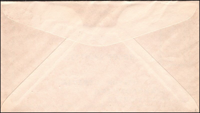 Scott C33 - 5 Cents Cargo Plane Unknown FDC Typed Address Planty C33-UNK