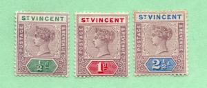 Saint Vincent - SG# 67 - 69 MH (rem)  /  Lot 1118273