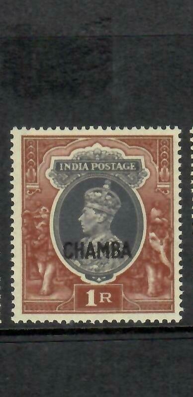 INDIA CHAMBA  (PP1403B)  KGVI   1R  SG102   MNH